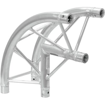 Alutruss 6082 Dreieck Truss 2-Wege Ecken 90° - Aluminium 3-Punkte-Struktur Alutruss 6082 Dreieck Truss 2-Wege Ecken 90° - Aluminium 3-Punkte-Struktur