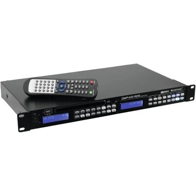Omnitronic DMP-103RDS Medieafspiller - CD, MP3, FM, USB Omnitronic DMP-103RDS Medieafspiller - CD, MP3, FM, USB