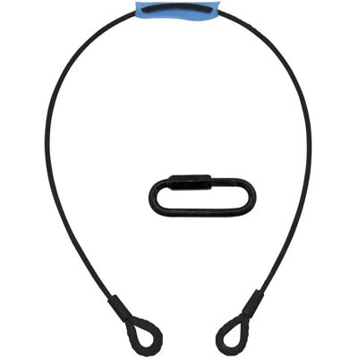 EUROLITE Sicherheitsseil 6mm Schwarz - 165kg Belastung - Deutschland EUROLITE Sicherheitsseil 6mm Schwarz - 165kg Belastung - Deutschland