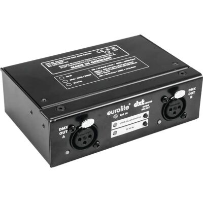 Eurolite DXT-SP PRO DMX/RDM Splitter - 2-Wege Eurolite DXT-SP PRO DMX/RDM Splitter - 2-Wege