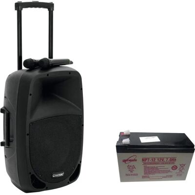 Sistema PA wireless Omnitronic MES-12BT2 - Altoparlante Bluetooth portatile 12" Sistema PA wireless Omnitronic MES-12BT2 - Altoparlante Bluetooth portatile 12"