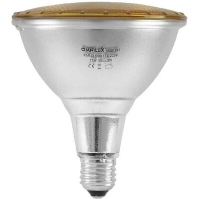 Omnilux PAR-38 230V SMD 15W E-27 LED yellow - LED lamp PAR-38 Omnilux PAR-38 230V SMD 15W E-27 LED yellow - LED lamp PAR-38