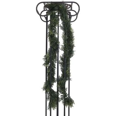 Guirlande de Cyprès EUROPALMS - Artificielle, 200cm - Décoration extérieure - Publicité Guirlande de Cyprès EUROPALMS - Artificielle, 200cm - Décoration extérieure - Publicité