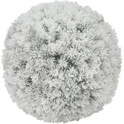 Boule de pin floconnée blanche Europalms - Décoration de Noël - Publicité Boule de pin floconnée blanche Europalms - Décoration de Noël - Publicité