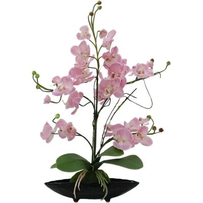 Arrangement d'orchidées Europalms - Plante artificielle - Violet - Publicité Arrangement d'orchidées Europalms - Plante artificielle - Violet - Publicité