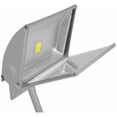 Eurolite LED Fluter - Silber - 50W - Innen/Außen Eurolite LED Fluter - Silber - 50W - Innen/Außen