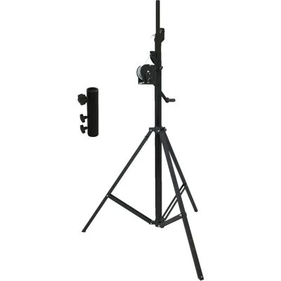EuroLite Supportständer - Hochwertiges Kurbelstativ - TÜV/GS schwarz EuroLite Supportständer - Hochwertiges Kurbelstativ - TÜV/GS schwarz