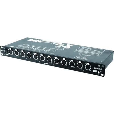 Eurolite DMX Split 6X - Rackmontage DMX Splitter Eurolite DMX Split 6X - Rackmontage DMX Splitter