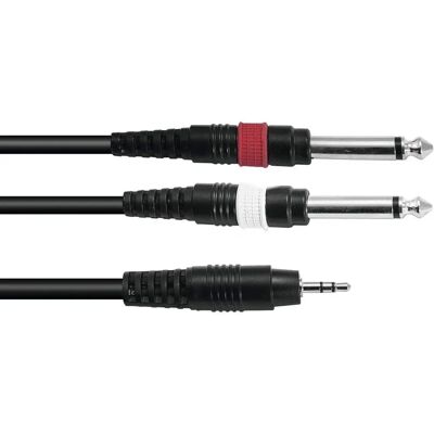 Cavo audio Omnitronic - 1,5m Divisore Jack Stereo Cavo audio Omnitronic - 1,5m Divisore Jack Stereo
