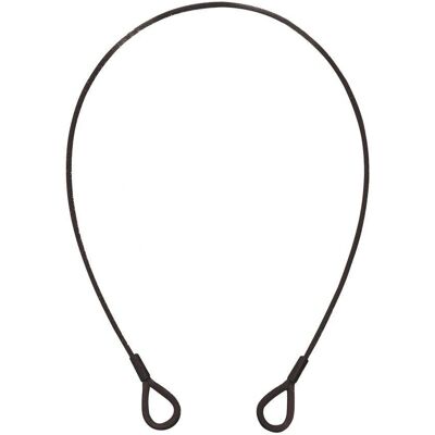 EuroLite Stahlseil - 600x3mm Schwarz - Sicherheits- & Hebeseil EuroLite Stahlseil - 600x3mm Schwarz - Sicherheits- & Hebeseil