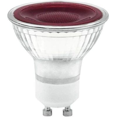 Ampoule LED Omnilux GU10 - Rouge - 36° - 20 000h - Publicité Ampoule LED Omnilux GU10 - Rouge - 36° - 20 000h - Publicité