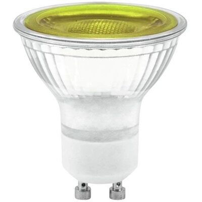 Omnilux GU10 LED 7W Amarillo - Lámpara LED para efectos de luz Omnilux GU10 LED 7W Amarillo - Lámpara LED para efectos de luz