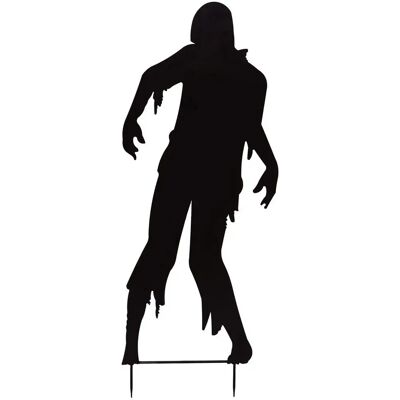 EUROPALMS Zombie-Mann Metall-Silhouette - Halloween-Dekoration EUROPALMS Zombie-Mann Metall-Silhouette - Halloween-Dekoration