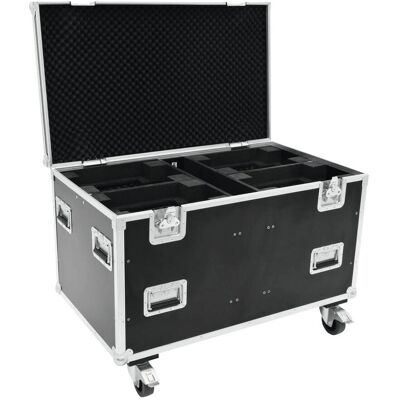 Roadinger Flightcase - 4 Rum - Høj Kvalitet Materiale - Europæisk Fremstillet Roadinger Flightcase - 4 Rum - Høj Kvalitet Materiale - Europæisk Fremstillet