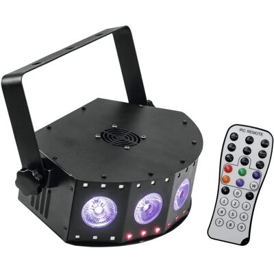 EuroLite LED SCY-5 Hybrid Effektlicht - RGB+UV, DMX, IR EuroLite LED SCY-5 Hybrid Effektlicht - RGB+UV, DMX, IR