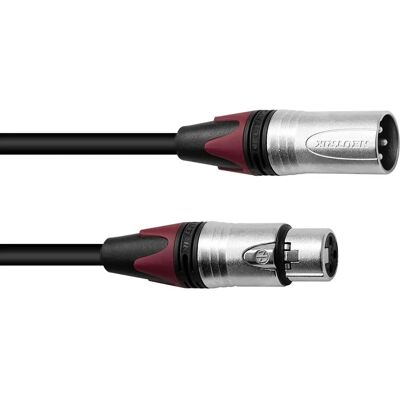 Neutrik XLR Mikrofonkabel 10m Schwarz Neutrik XLR Mikrofonkabel 10m Schwarz