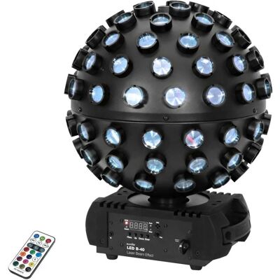 EuroLite LED B-40 Laserstråleeffekt - RGBW, Grøn, Rød - Laser- og lysshow EuroLite LED B-40 Laserstråleeffekt - RGBW, Grøn, Rød - Laser- og lysshow