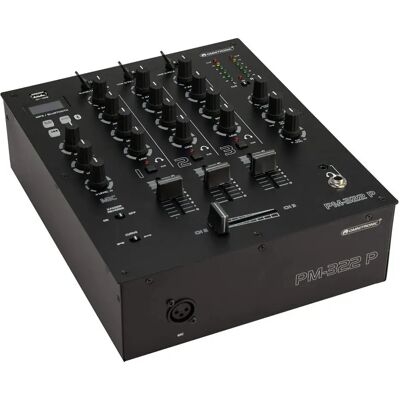 OMNITRONIC PM-322P 3-kanals DJ-mikser med Bluetooth og USB-spiller OMNITRONIC PM-322P 3-kanals DJ-mikser med Bluetooth og USB-spiller