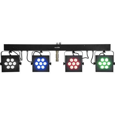 Eurolite KLS-3002 LED Lighting System - 4x LED Spot - DMX, IR Remote Eurolite KLS-3002 LED Lighting System - 4x LED Spot - DMX, IR Remote