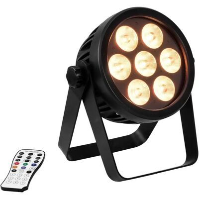Eurolite LED 4C-7 Spot Silencieux Compact - RGBW DMX Sans fil - Publicité Eurolite LED 4C-7 Spot Silencieux Compact - RGBW DMX Sans fil - Publicité