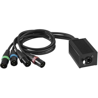 Eurolite DNK-1 DMX Adapter - Netværkskabel Splitter Eurolite DNK-1 DMX Adapter - Netværkskabel Splitter