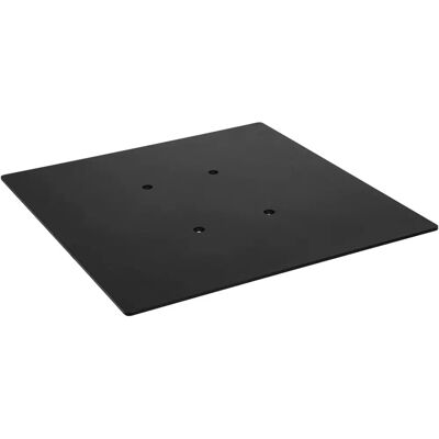 Decotruss Quad Basplatta 500 - 50cm, Svart, Enkel montering Decotruss Quad Basplatta 500 - 50cm, Svart, Enkel montering