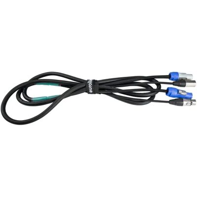EuroLite Power-Hybrid DMX Kabel - 3m - Power & XLR EuroLite Power-Hybrid DMX Kabel - 3m - Power & XLR
