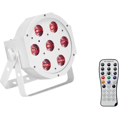 EuroLite LED Gulvprosjektor - Kompakt RGBWA/UV DMX Effekter EuroLite LED Gulvprosjektor - Kompakt RGBWA/UV DMX Effekter