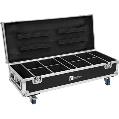 Roadinger Flightcase - 8x Akku UP-4 - QuickDMX - Ladefunktion - Audio Racks Roadinger Flightcase - 8x Akku UP-4 - QuickDMX - Ladefunktion - Audio Racks