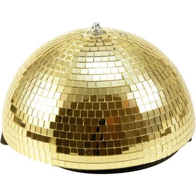 EuroLite Halbkugel 30cm gold motorisiert - Diskokugel EuroLite Halbkugel 30cm gold motorisiert - Diskokugel