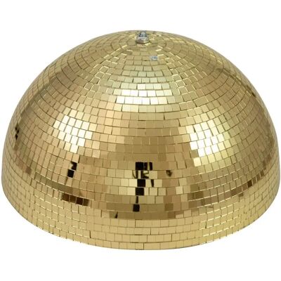 EuroLite Halbkugel Spiegel 50cm gold motorisiert - Spiegelkugel EuroLite Halbkugel Spiegel 50cm gold motorisiert - Spiegelkugel