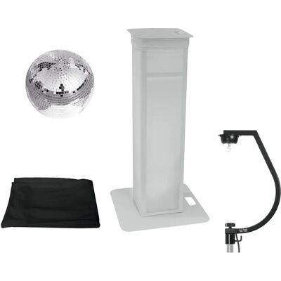 EuroLite Schwarz 30cm Spiegelkugel mit Stativ & Husse - Spiegelkugel EuroLite Schwarz 30cm Spiegelkugel mit Stativ & Husse - Spiegelkugel