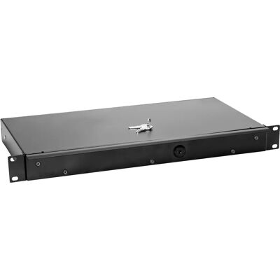 Omnitronic Rack Drawer - 1U Steel Black Omnitronic Rack Drawer - 1U Steel Black