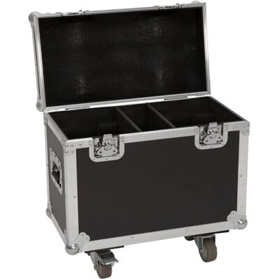 Roadinger Braun 2x TMH-S90 Flightcase - Audio Racks Cases Roadinger Braun 2x TMH-S90 Flightcase - Audio Racks Cases
