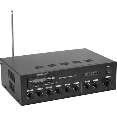 Omnitronic CPE-60P Bluetooth Mixareförstärkare 60W - Utrustning för ljud Omnitronic CPE-60P Bluetooth Mixareförstärkare 60W - Utrustning för ljud