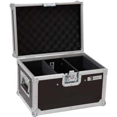 Roadinger Braun Flightcase mit LED COB Lichtern - Flightcase Roadinger Braun Flightcase mit LED COB Lichtern - Flightcase