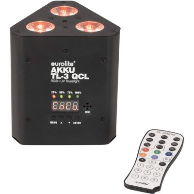 Eurolite LED TL-3 QCL RGB+UV Trusslight - Wireless RGB UV Light Eurolite LED TL-3 QCL RGB+UV Trusslight - Wireless RGB UV Light