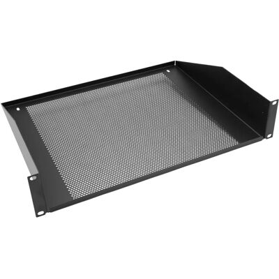 Zwart 2U Rack Support - Geventileerd 19" Zwart 2U Rack Support - Geventileerd 19"