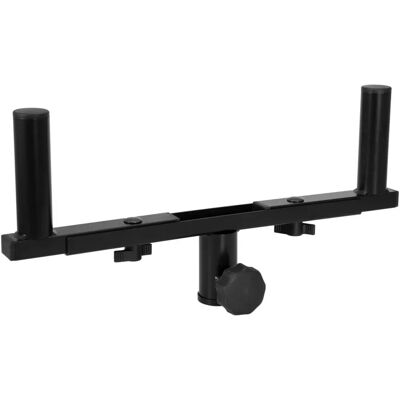 Adaptateur de support pour haut-parleurs Omnitronic GBE-1 - Supporte 2 haut-parleurs, 35mm Adaptateur de support pour haut-parleurs Omnitronic GBE-1 - Supporte 2 haut-parleurs, 35mm