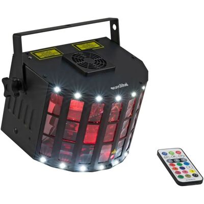 EuroLite MK2 LED Laser Derby - RGBW, DMX, Fjernbetjening EuroLite MK2 LED Laser Derby - RGBW, DMX, Fjernbetjening