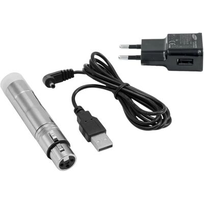 Eurolite Batteridrevet Wireless DMX-mottaker - Bærbar belysningsenhet Eurolite Batteridrevet Wireless DMX-mottaker - Bærbar belysningsenhet