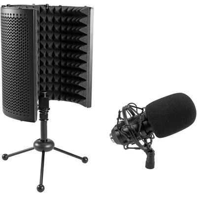 Ensemble OMNITRONIC OMNITRONIC Set MIC CM-78MK2 Microphone à condensateur à diaphragme large - Microphone de studio - Publicité Ensemble OMNITRONIC OMNITRONIC Set MIC CM-78MK2 Microphone à condensateur à diaphragme large - Microphone de studio - Publicité