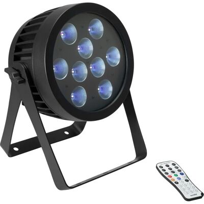 EuroLite LED IP PAR 9 UV Spot - Outdoor wasserdicht 9x3W IP65 - Lichteffekt EuroLite LED IP PAR 9 UV Spot - Outdoor wasserdicht 9x3W IP65 - Lichteffekt