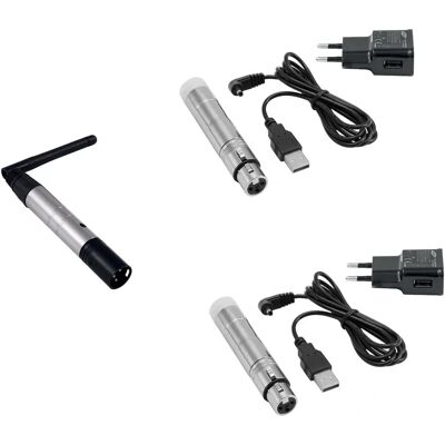 EUROLITE Set QuickDMX Sender & Receiver - Trådløs Lysstyring EUROLITE Set QuickDMX Sender & Receiver - Trådløs Lysstyring