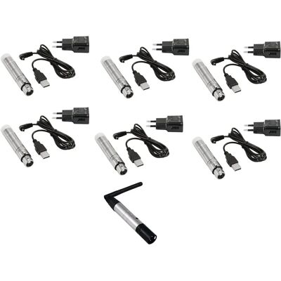 EUROLITE Trådløst DMX Sæt - Sender & Modtager EUROLITE Trådløst DMX Sæt - Sender & Modtager