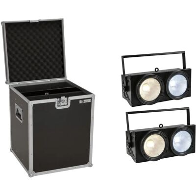 EuroLite Set 2x Audience Blinder 2x100W LED COB CW/WW - Beleuchtungsgerät EuroLite Set 2x Audience Blinder 2x100W LED COB CW/WW - Beleuchtungsgerät