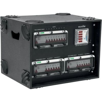 EuroLite Systemstromversorgung SBM-63B - 63A 400V Profi EuroLite Systemstromversorgung SBM-63B - 63A 400V Profi