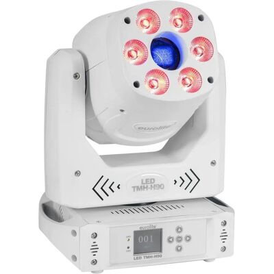 Eurolite Eurolite TMH-H90 LED Moving Head Hybride - Spot/Wash, Kleur, Gobo, Prisma Eurolite Eurolite TMH-H90 LED Moving Head Hybride - Spot/Wash, Kleur, Gobo, Prisma