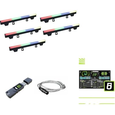 EuroLite PT-100/32 LED DMX-Röhre - RGB, 120°, 4-stelliges Display EuroLite PT-100/32 LED DMX-Röhre - RGB, 120°, 4-stelliges Display