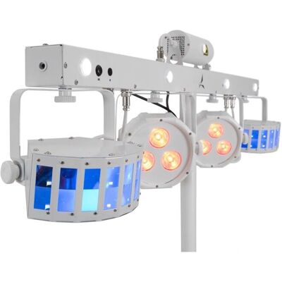 EUROLITE Set LED KLS Laser Bar FX-Lichtset hvit - Kits EUROLITE Set LED KLS Laser Bar FX-Lichtset hvit - Kits